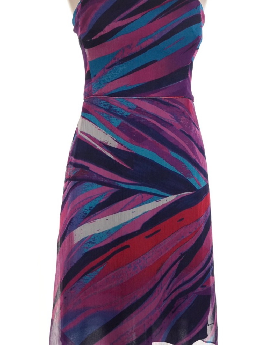 Banana Republic Multicolor Abstract Print Strapless Dress Size 0. Worn once.